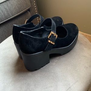 Suede T Bar Mary Janes Nasty Gal